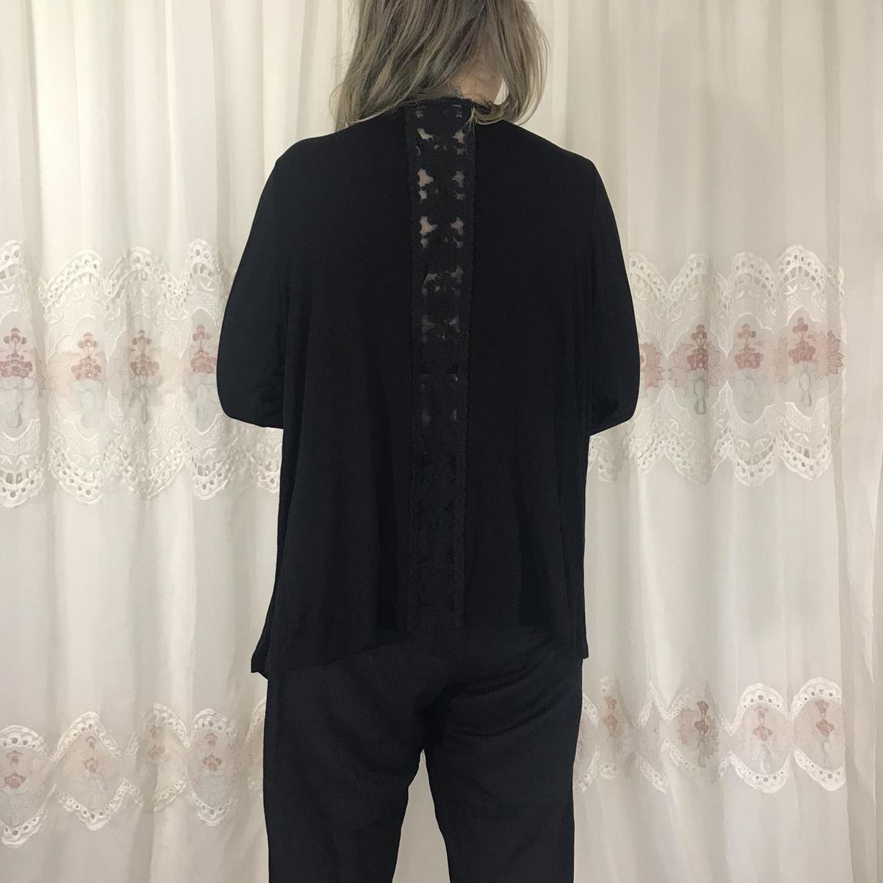 Product Image 3 - Black jersey cardigan, long sleeve
