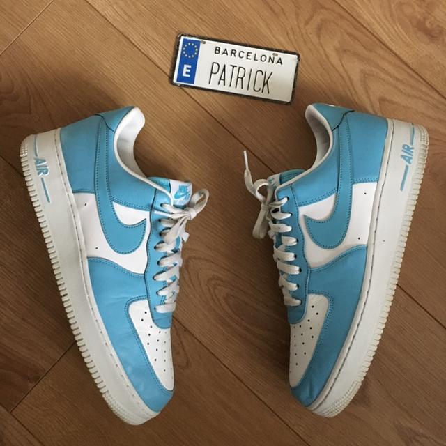 Nike Air Force 1 “NBA Black Blue Gale Laser - Depop