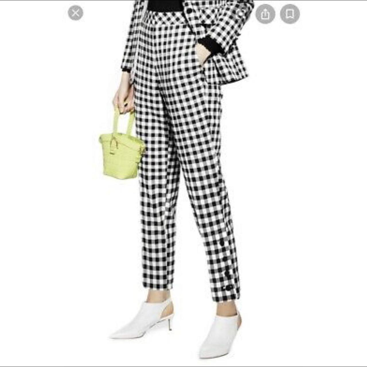 Houndstooth Print Pants | ShopStyle