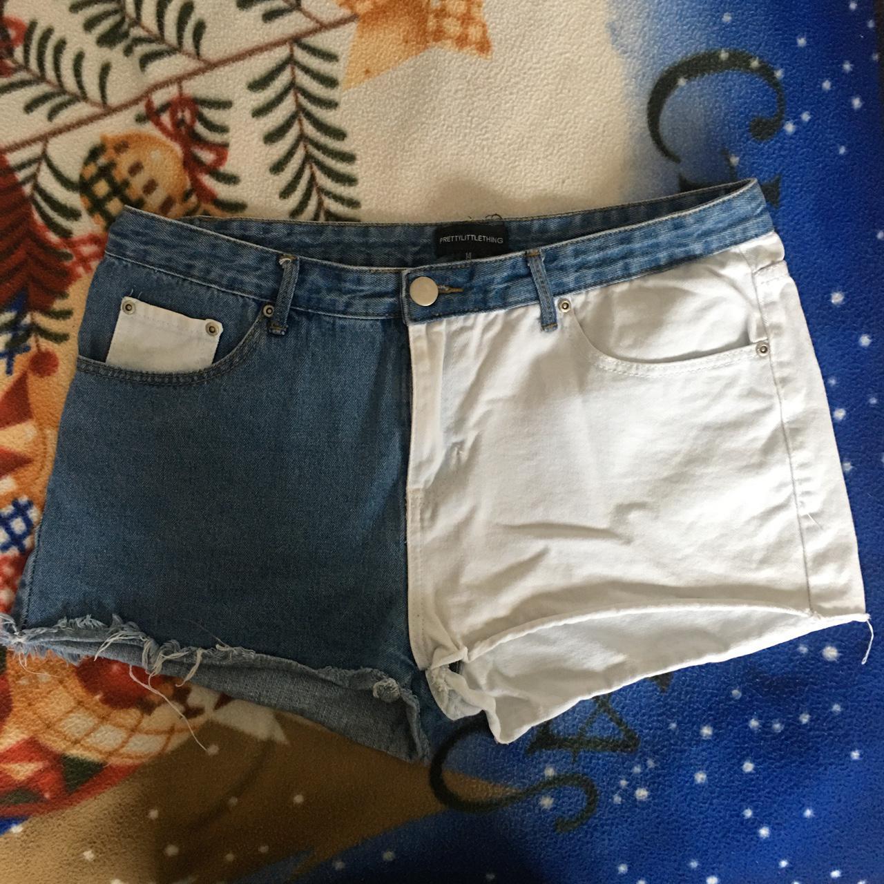 Size 14 Pretty Little Thing patchwork distressed - Depop