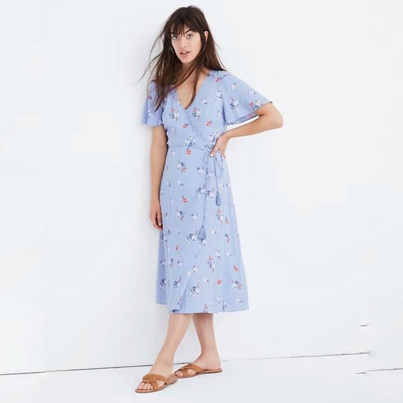 madewell wrap dress