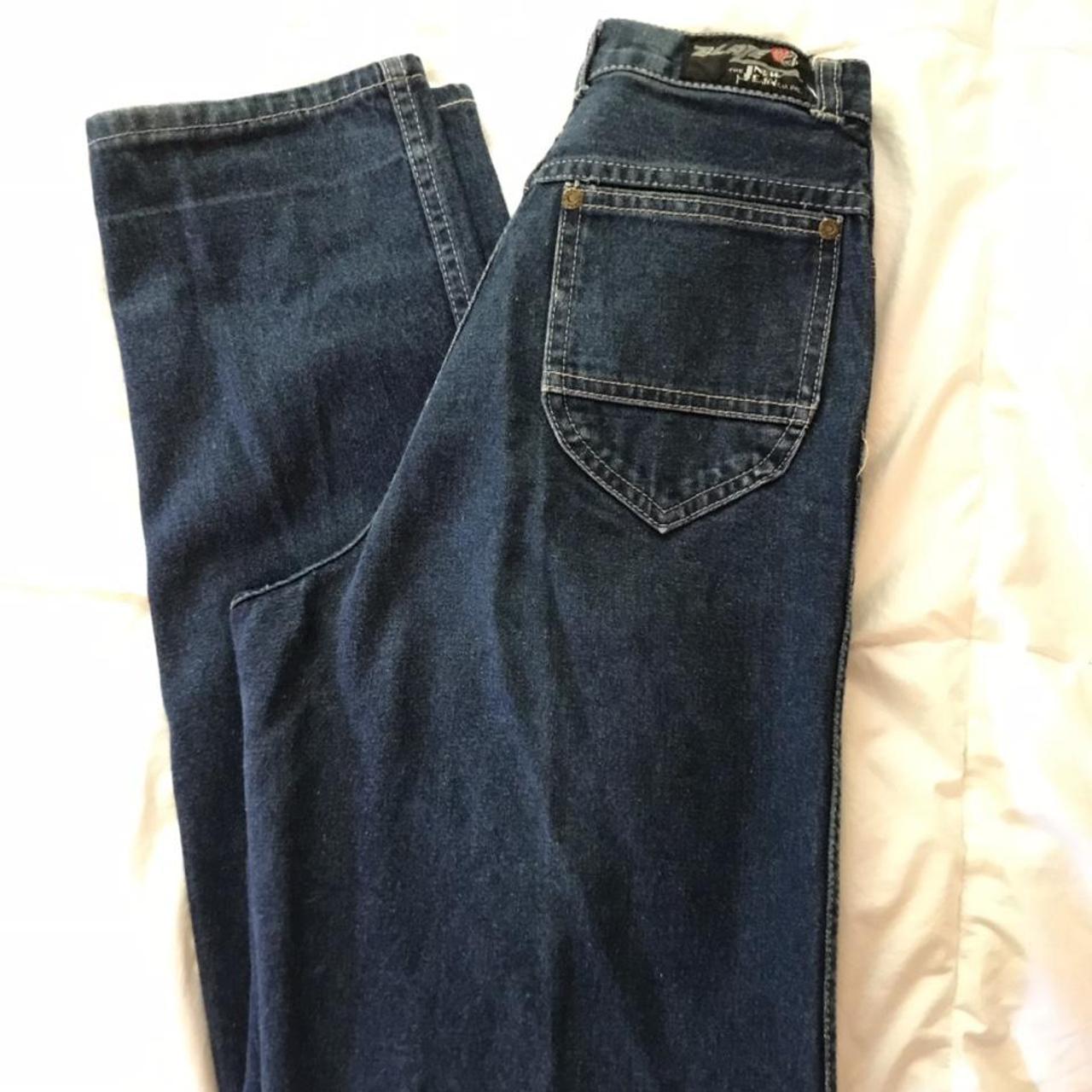 Women's Navy Jeans | Depop