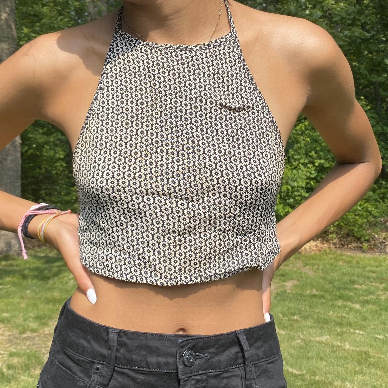 Dainty string halter top from brandy melville. cute