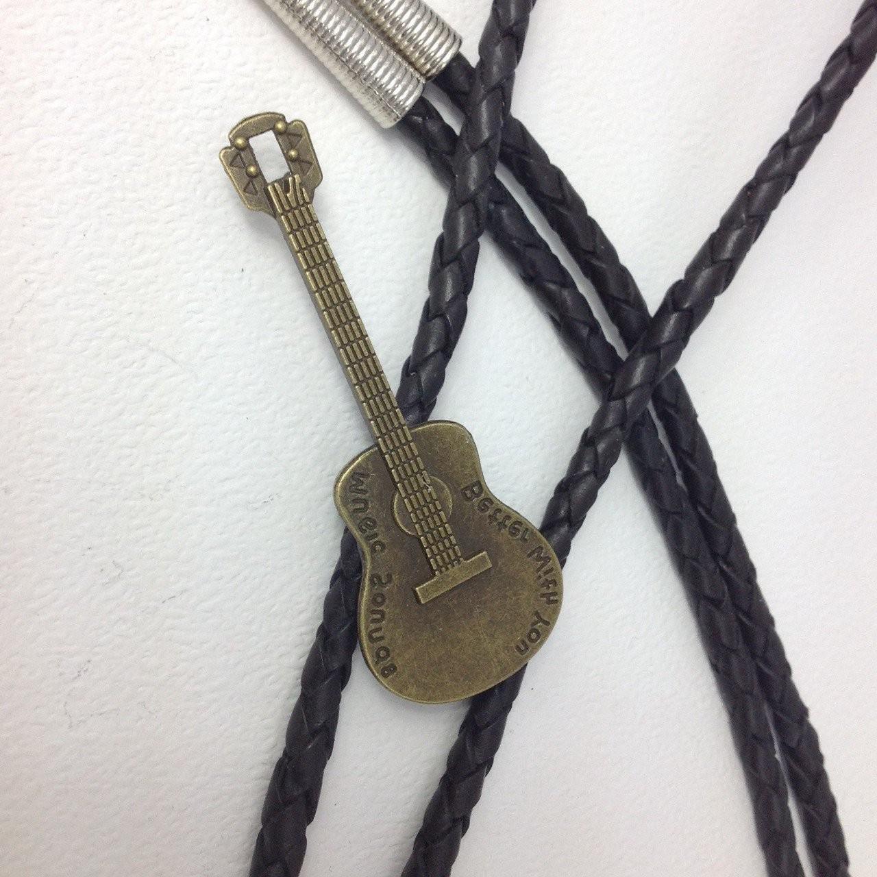 Bolo Tie Guitar Style, made from metal with great... - Depop