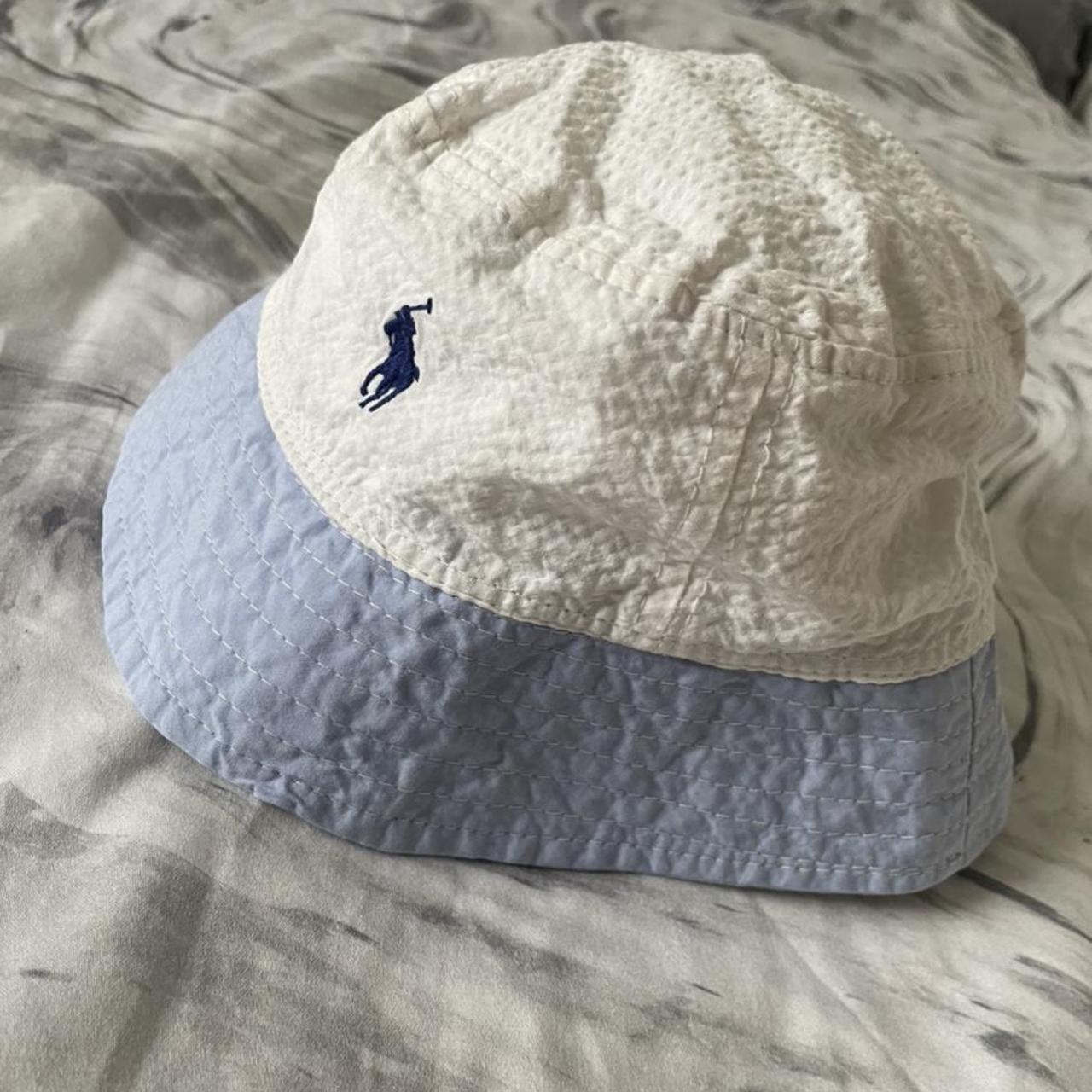 Ralph Lauren Men's White and Blue Hat
