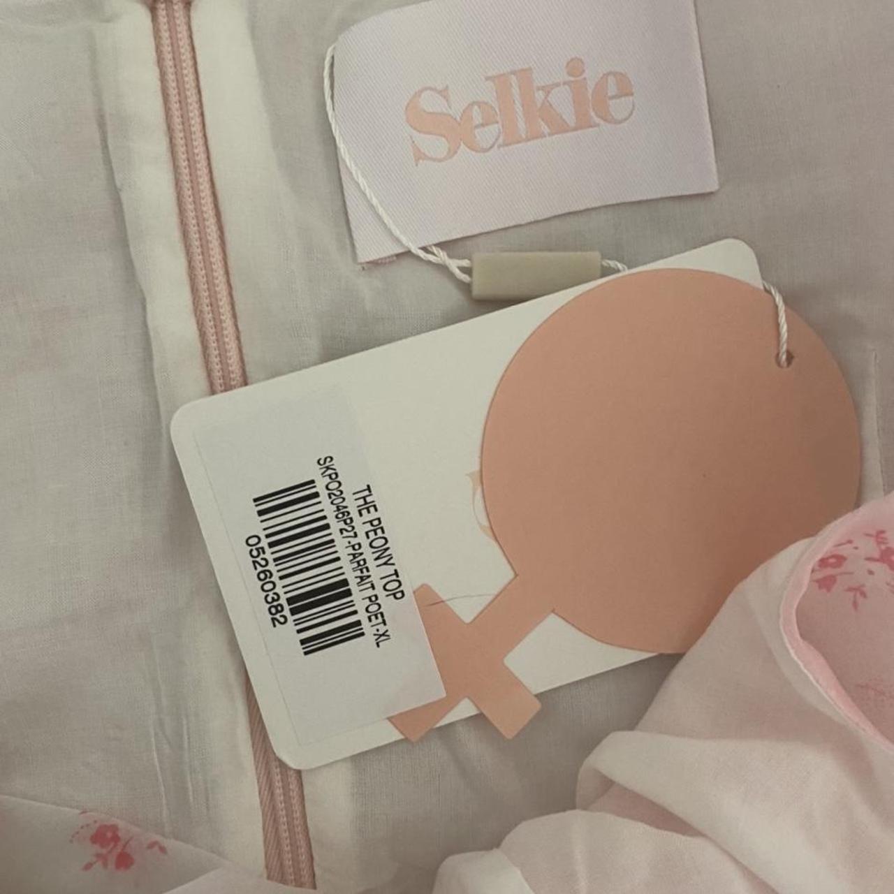 Brand SELKIE. New with tags, parfait poet top from... Depop