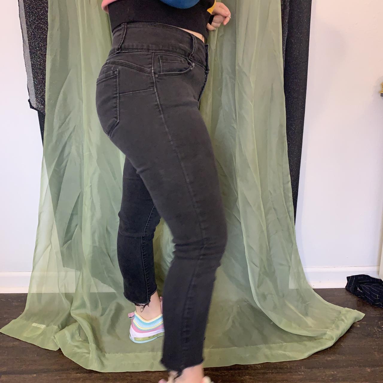 Black skinny jeans Zip closure Pockets back and... Depop