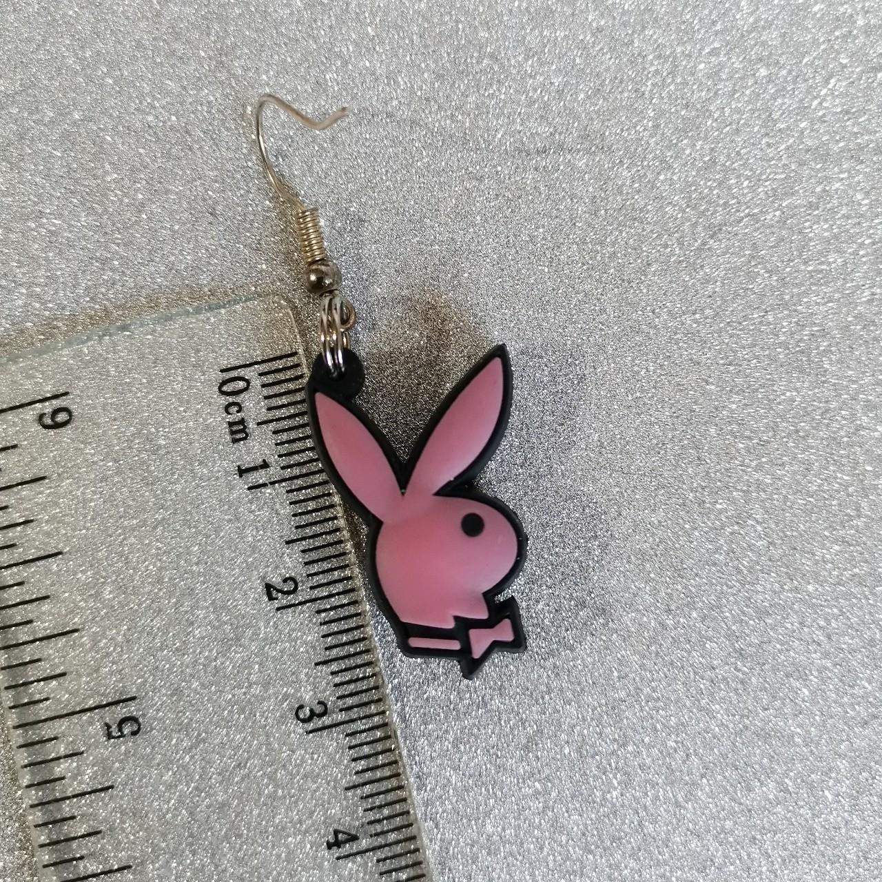 Playboy bunny earrings black Clearance