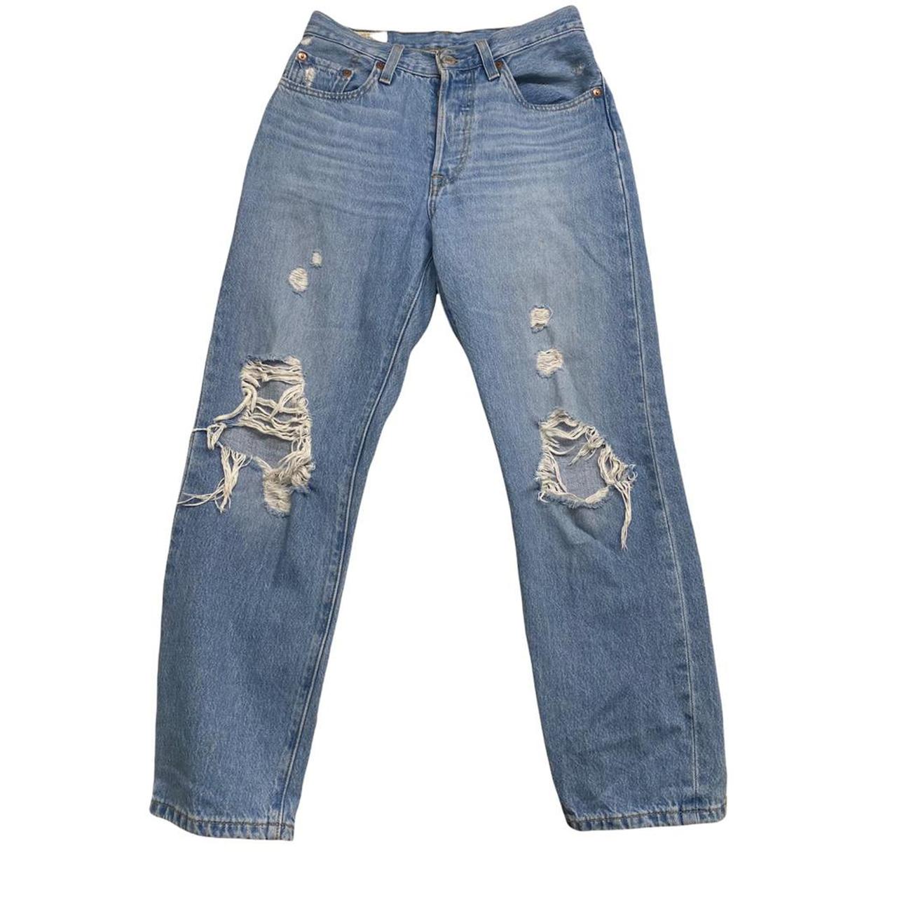 Product Image 2 - Levi’s 501 straight leg ripped