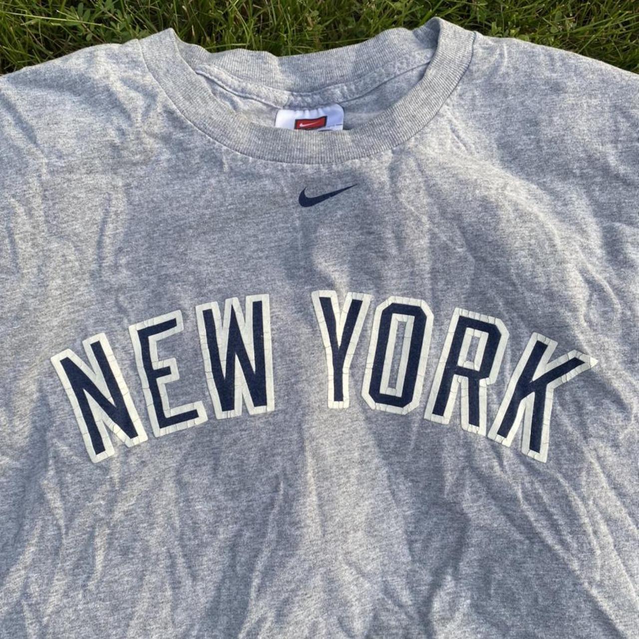 Vintage Navy Short Sleeve New York Yankees Nike T Shirt 