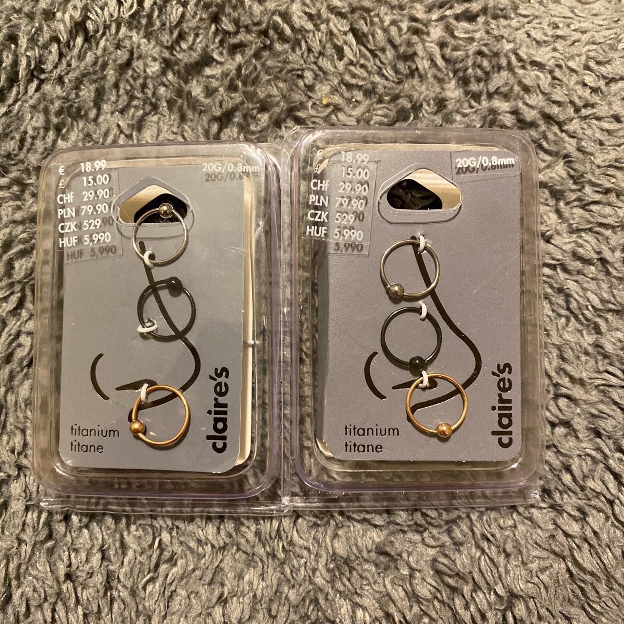 Claire's 20g nose Never worn wrong Depop