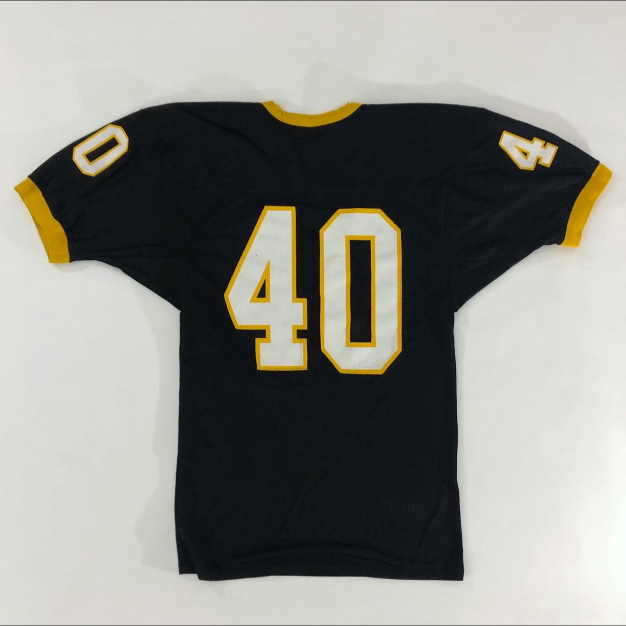 Vtg RUSSELL ATHLETIC FOOTBALL JERSEY Rare Notre Dame - Depop