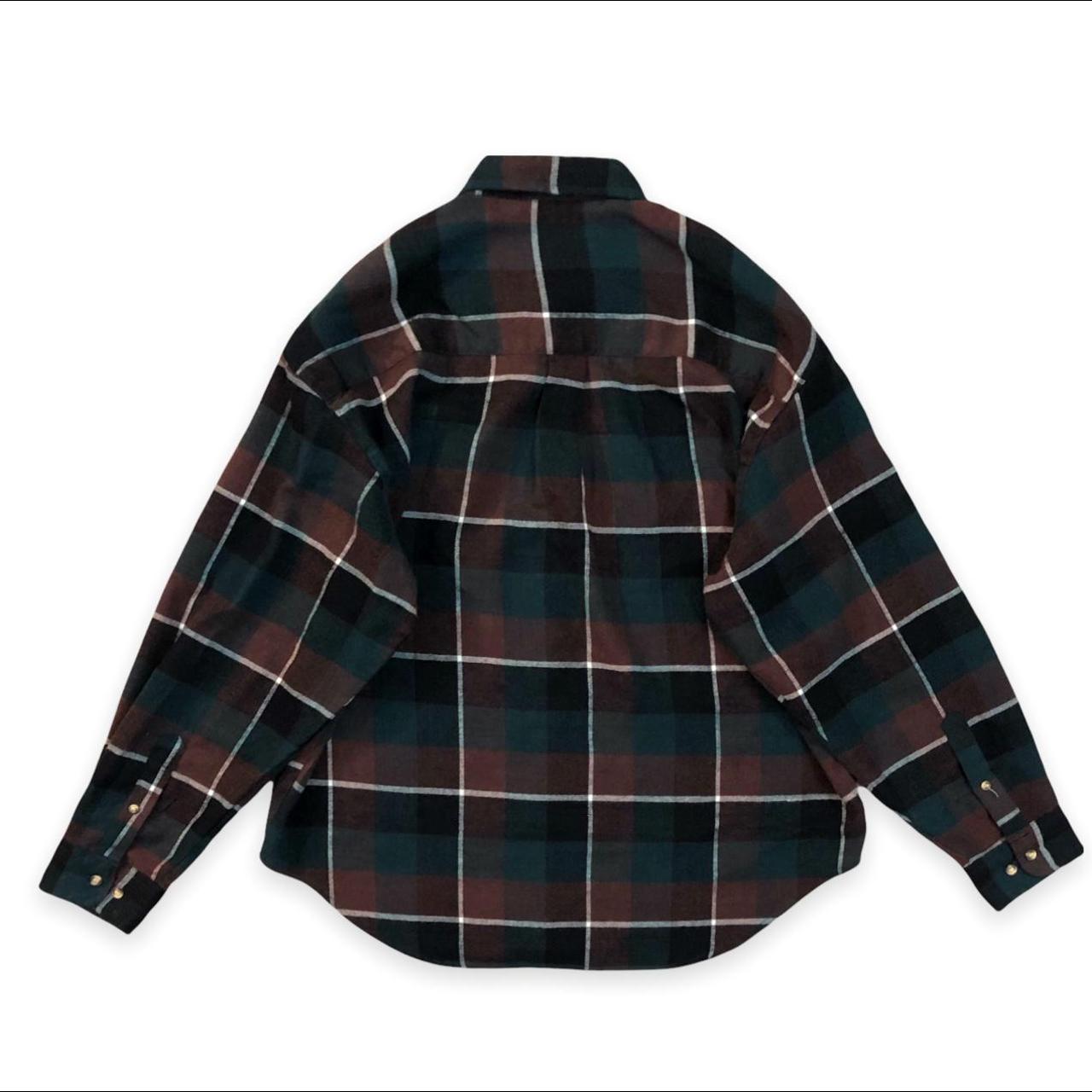 Vintage 1990s Open Trails men’s acrylic flannel... Depop