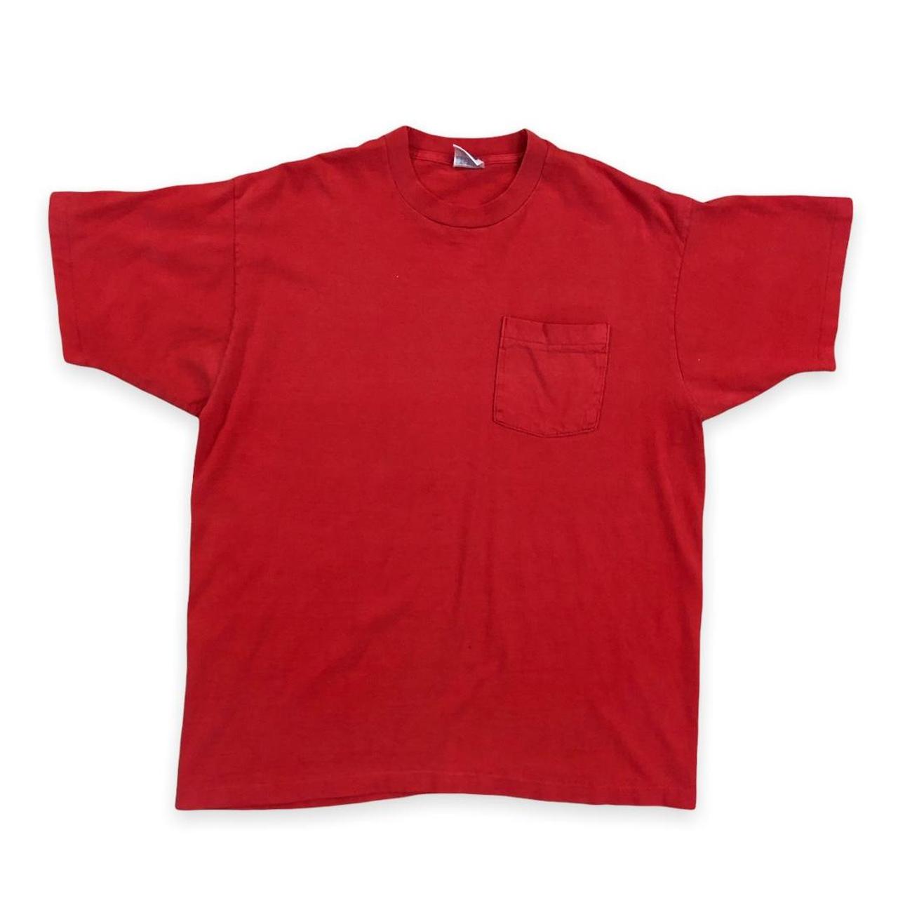 American Vintage Men's Red Tshirt Depop