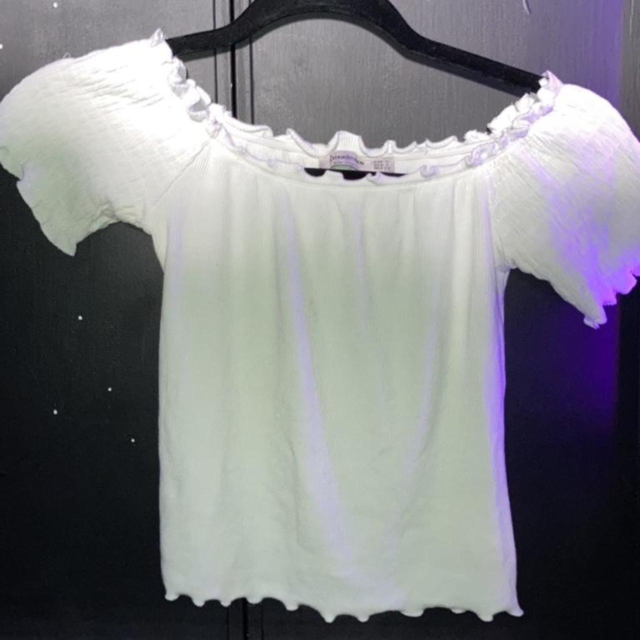 Stradivarius Women's White Shirt (2)