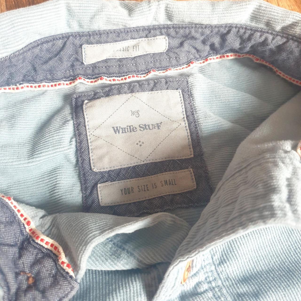 Vintage White Stuff baby blue shirt. Great... - Depop