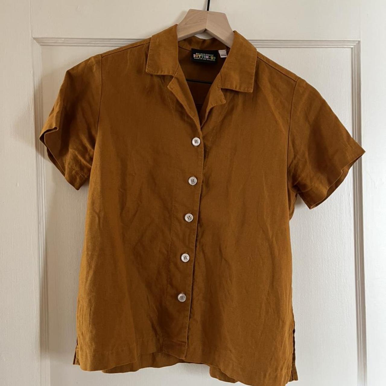Big Bud Press Pantry Button Up in Spicy Mustard,... - Depop