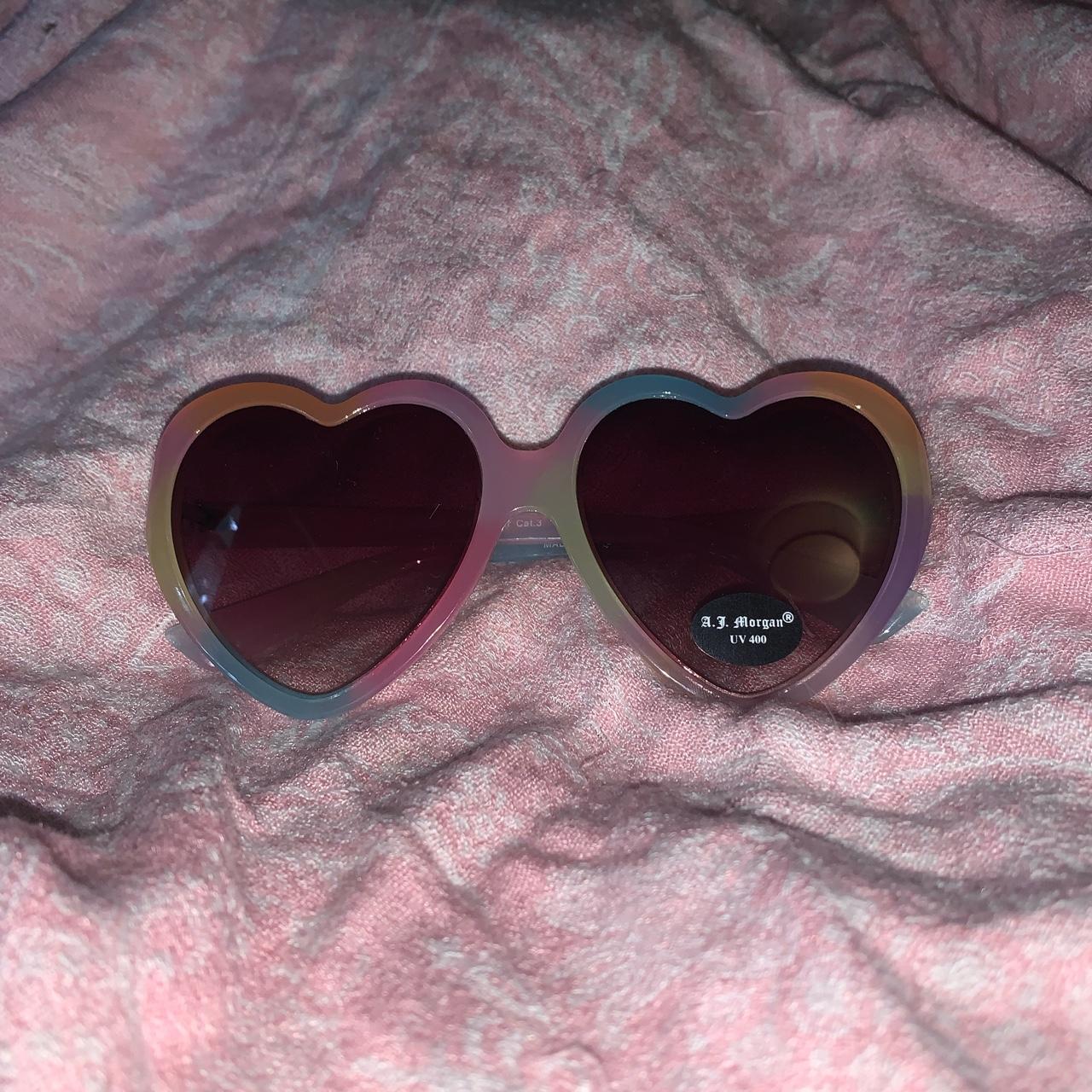 Product Image 1 - Rainbow Heart Shaped Sunglasses !!