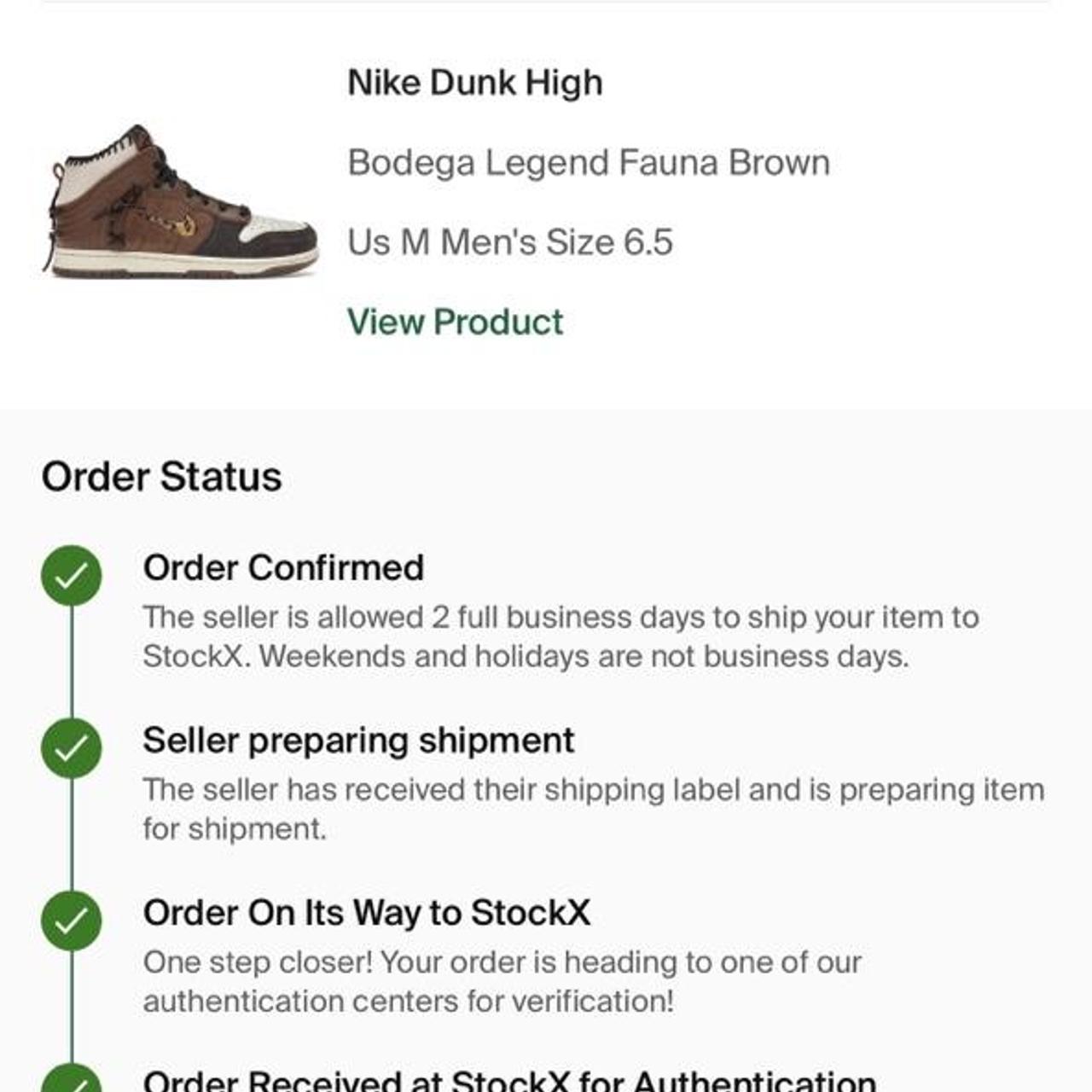 nike x bodega dunk high legend stockx