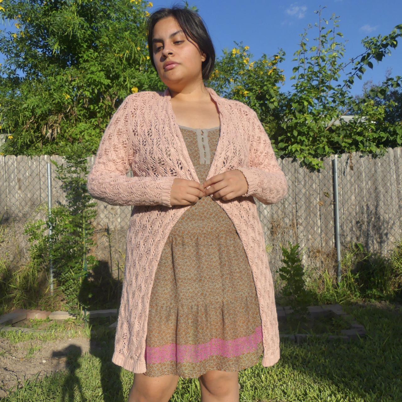 Women's Pink Cardigan Depop