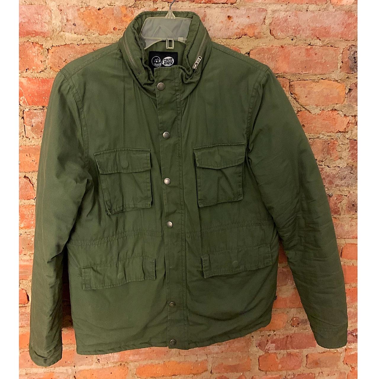 CHEAP MONDAY GREEN SURPLUS ARMY JACKET Great