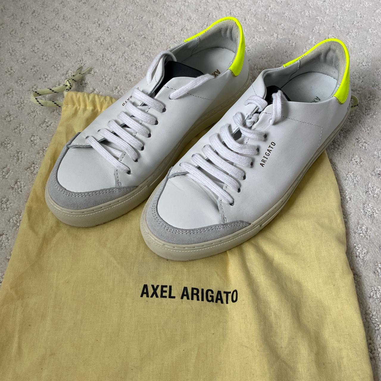 Axel Arigato Clean 90 Triple Sneakers White Neon