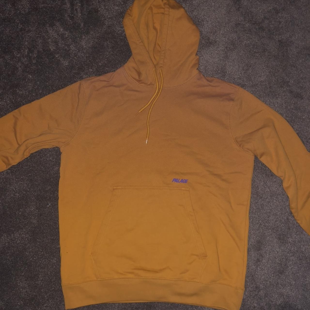 Orange cheap palace hoodie