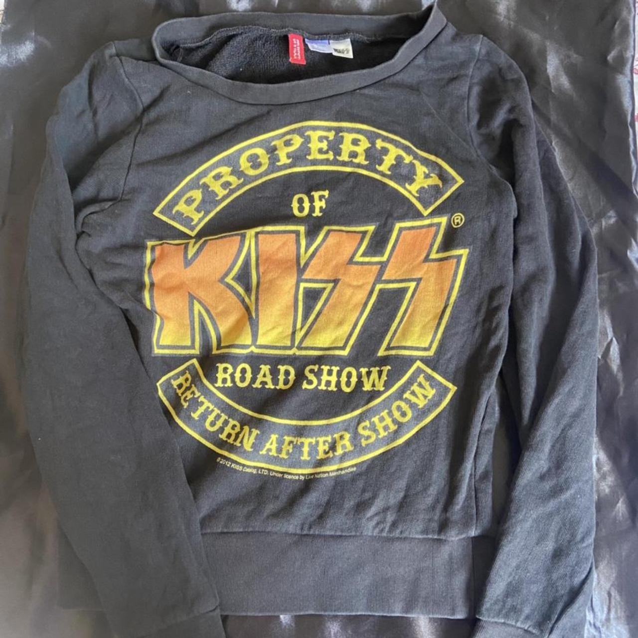 KISS band merch “property of kiss” sweater... - Depop