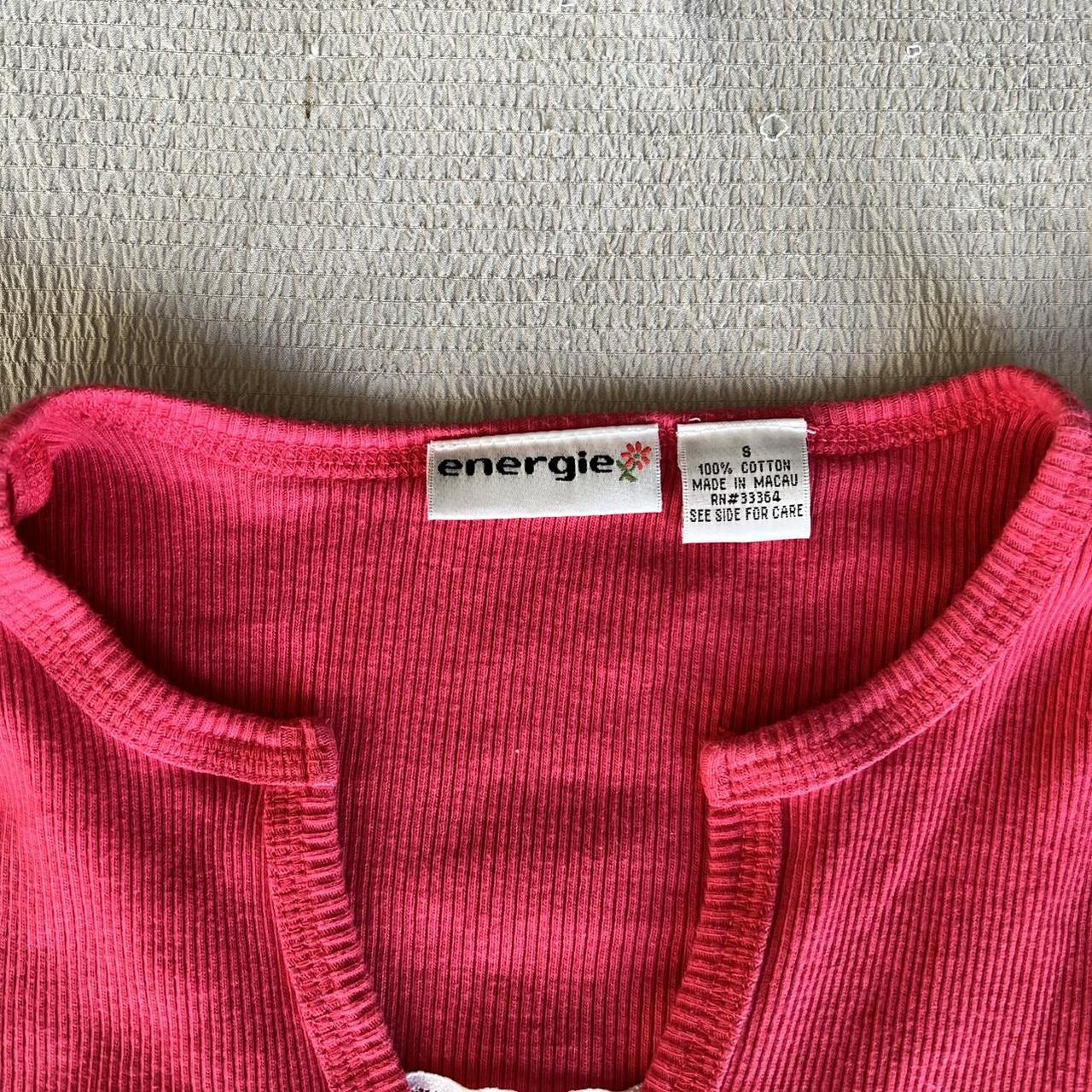Energie y2k hot pink baby tee! 🧸 Size small, fits... - Depop