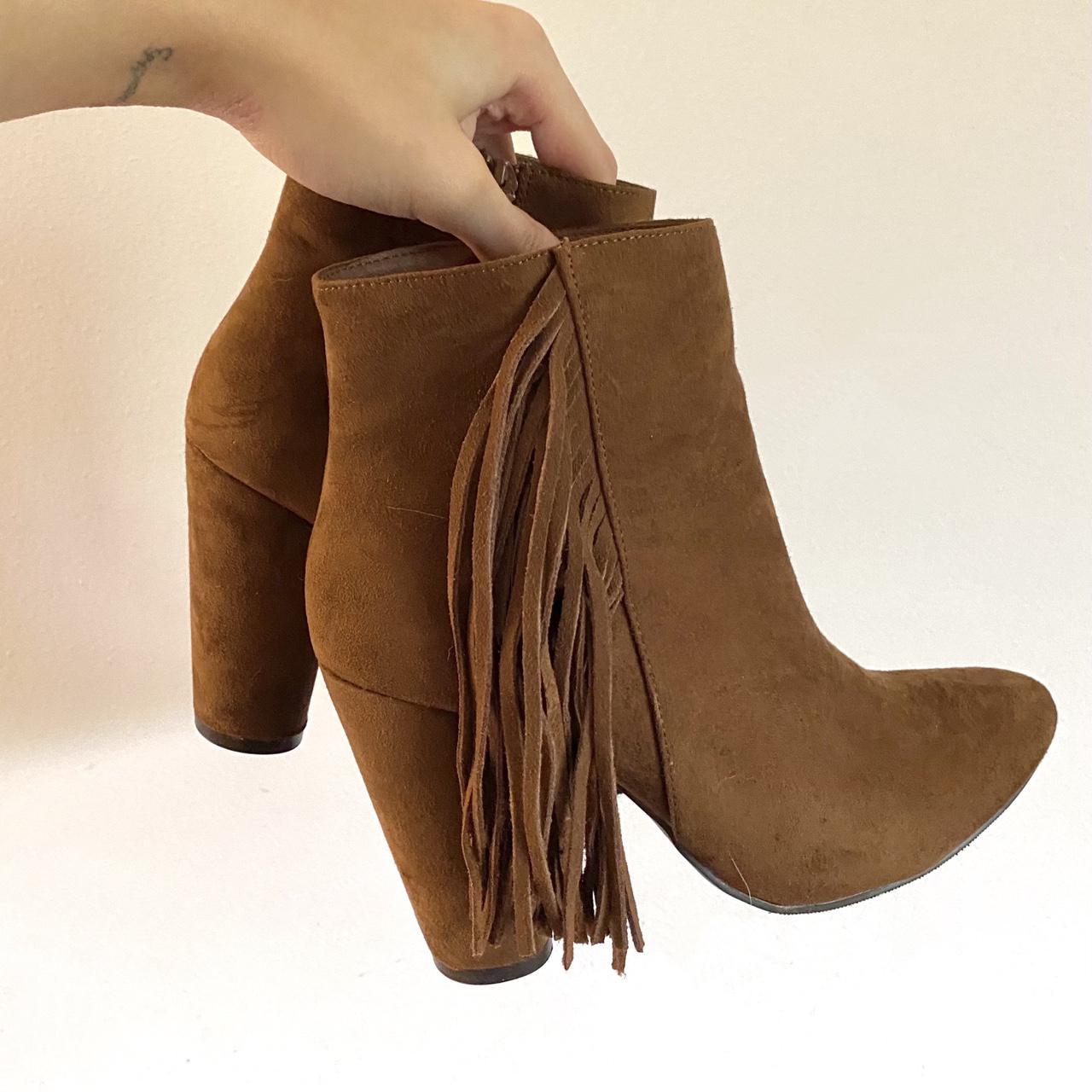 fringe booties forever 21