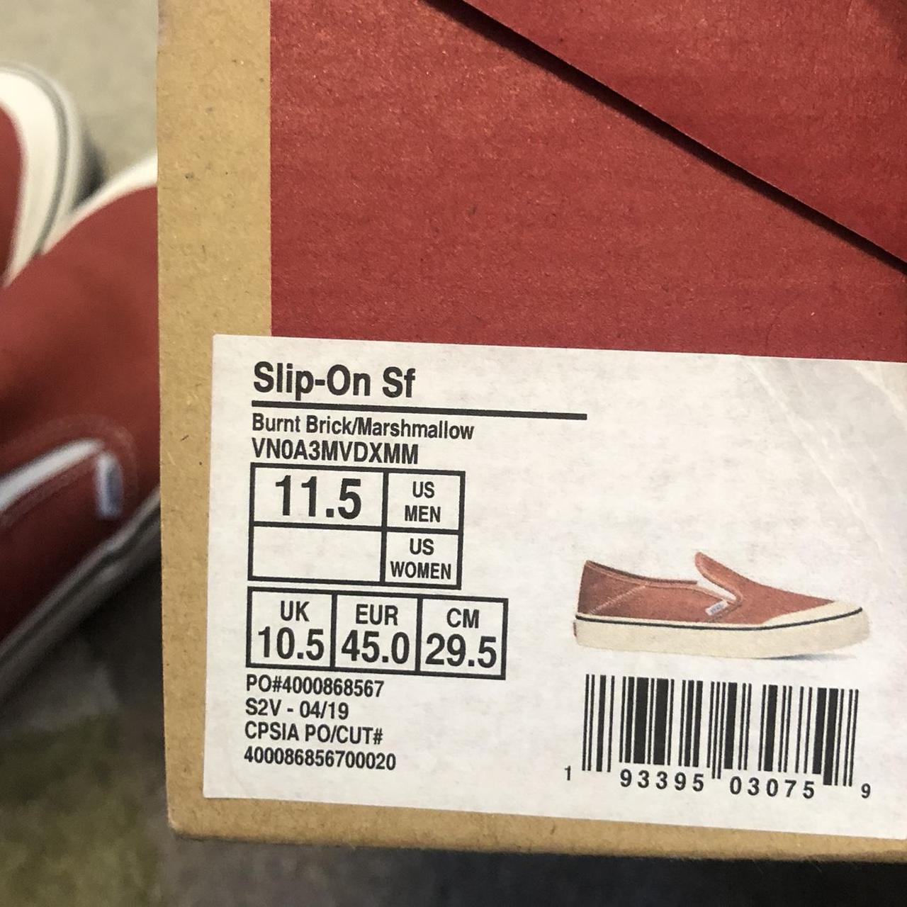 Vans on sale burnt brick