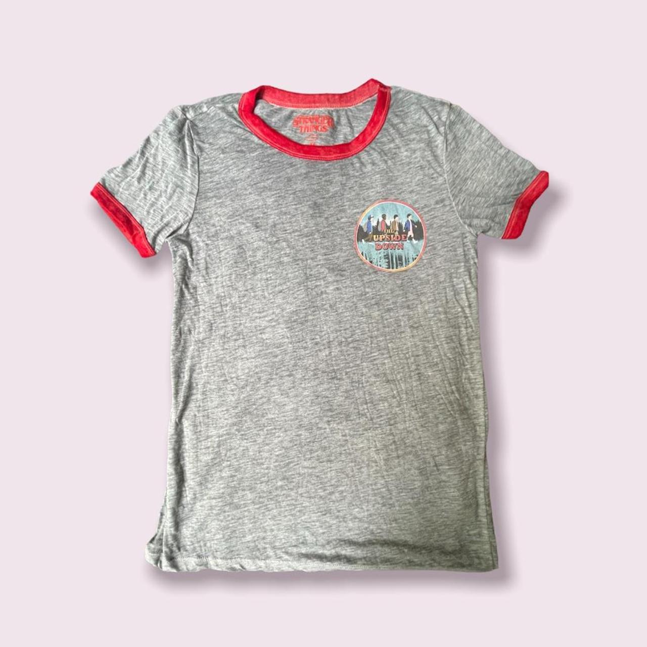 Adolescent Clothing Women's Grey and Red T-shirt