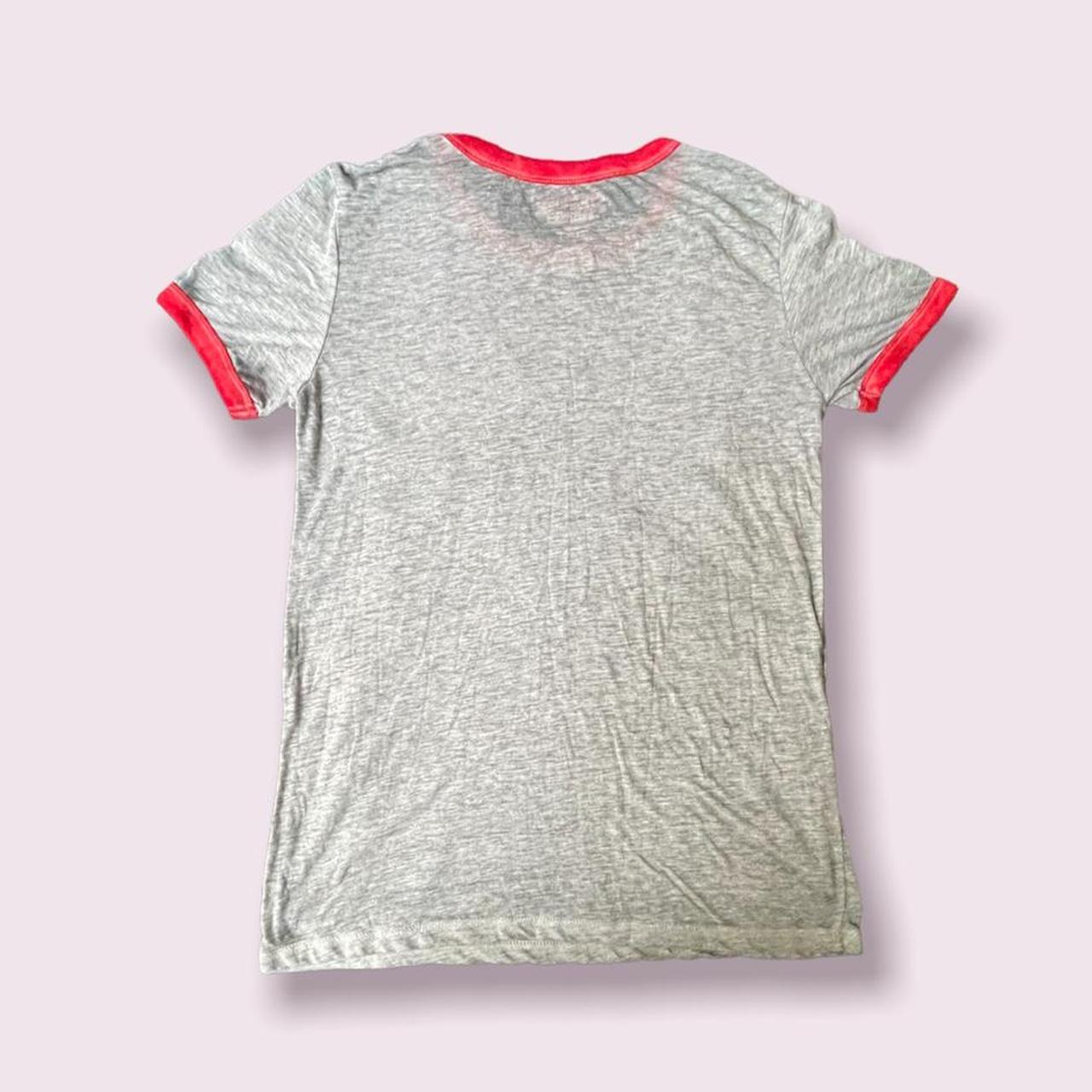 Adolescent Clothing Women's Grey and Red T-shirt (2)