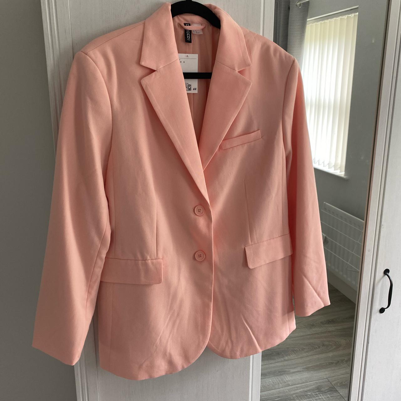h and m pink jacket
