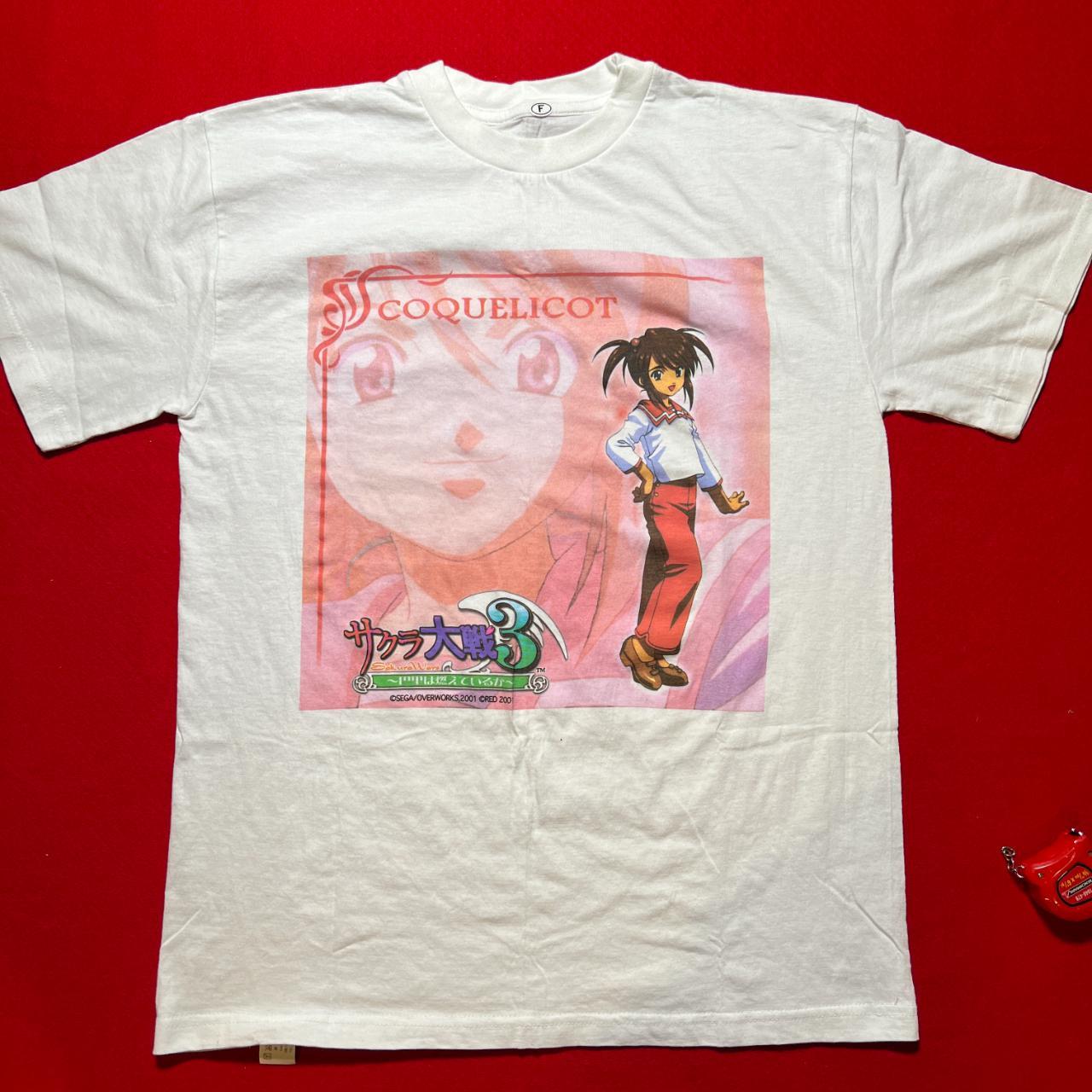 Vintage Sakura Wars free size promo shirt, 90s Sega...