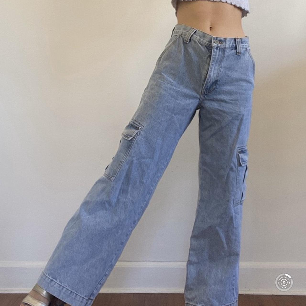 brandy melville dark wash tatum jeans