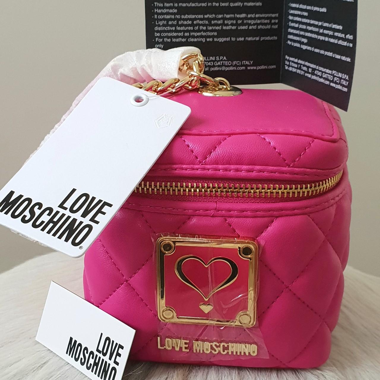 Love Moschino new bag with tags. Color fuchsia Depop