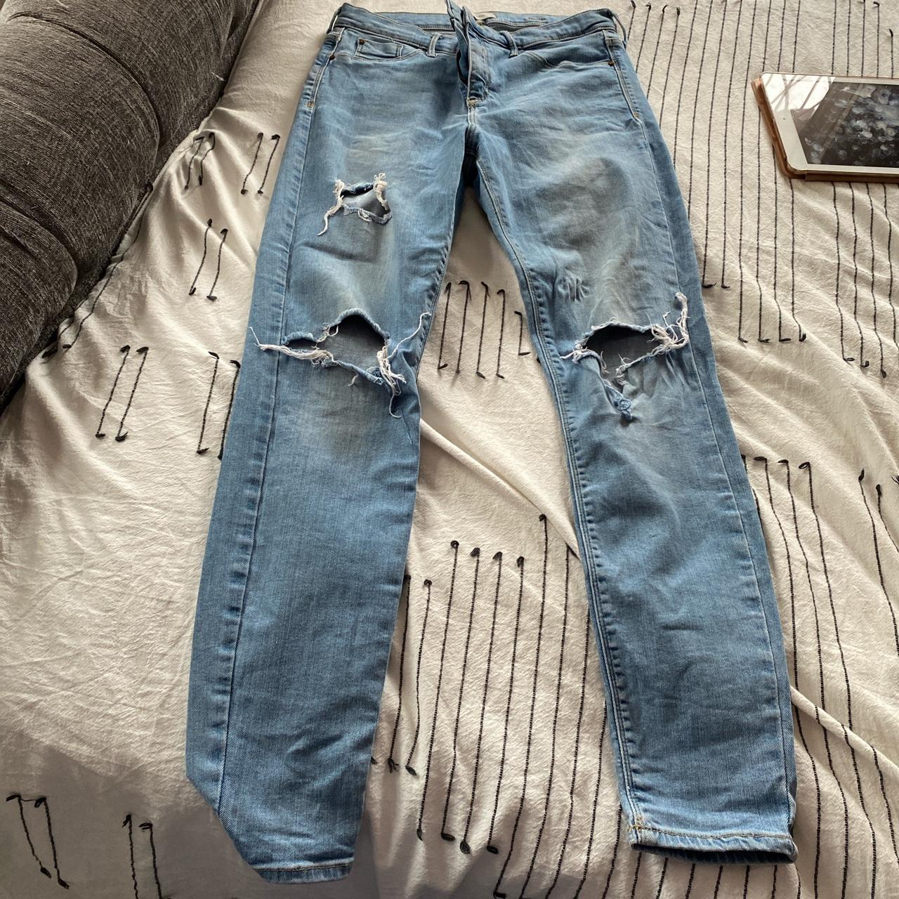 River Island Women's Blue Jeans | Depop