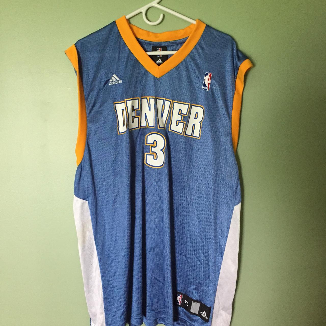 Vintage Nuggets Allen Iverson Jersey NEW WITH - Depop