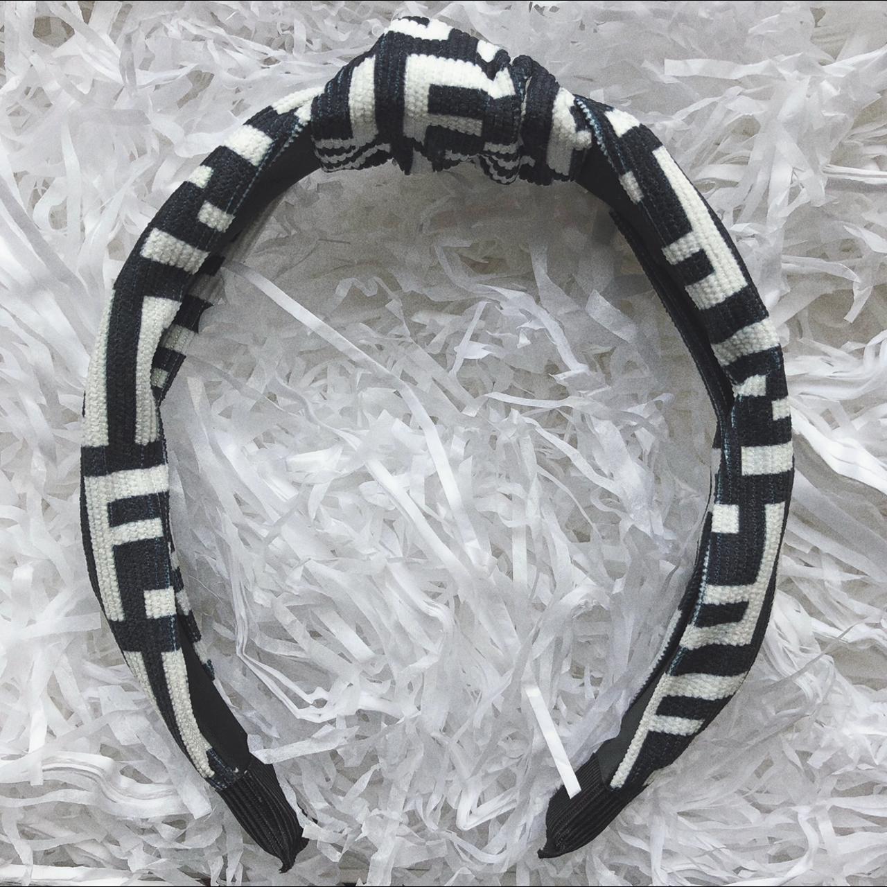 Fendi black clearance and white headband