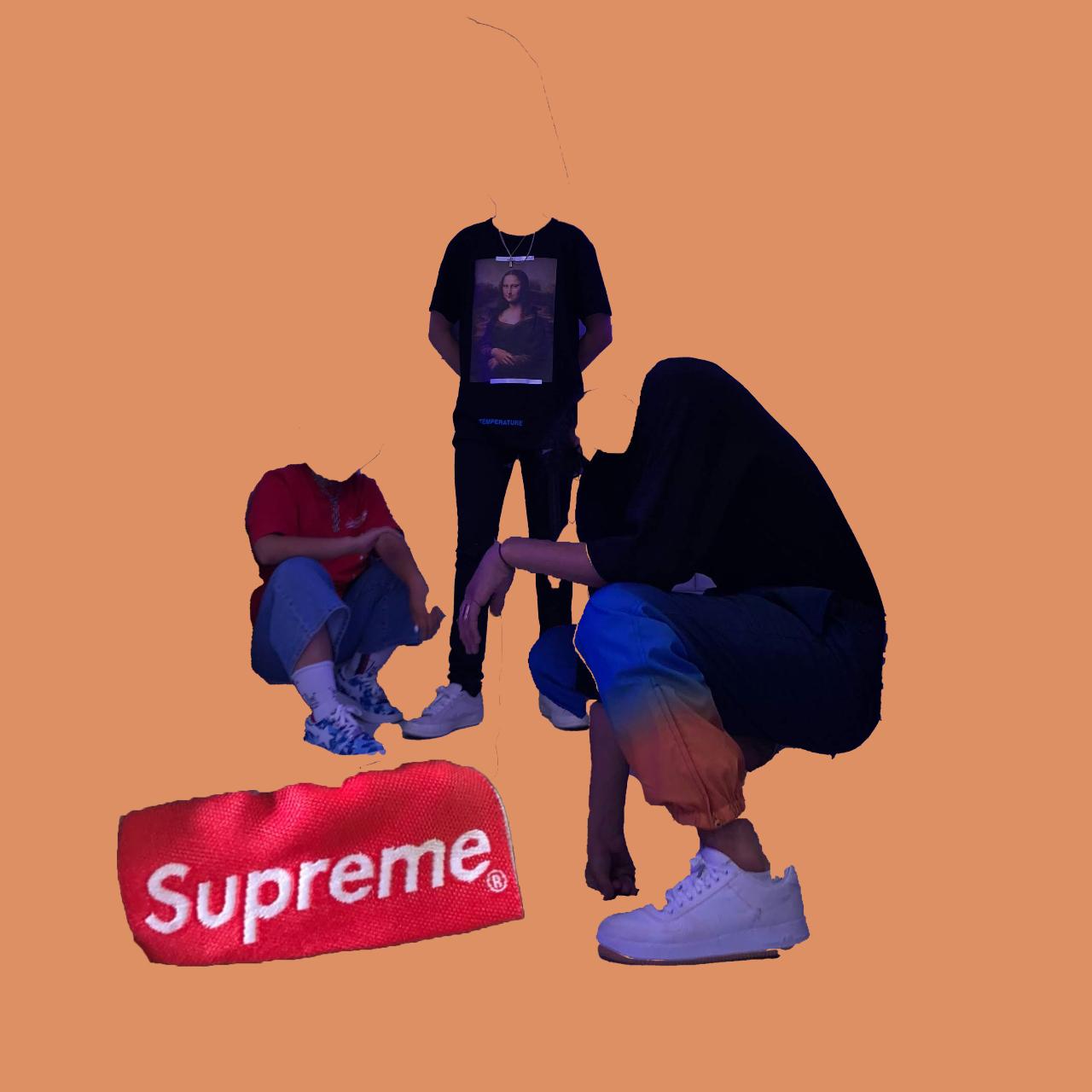 Supreme gradient clearance track pant navy