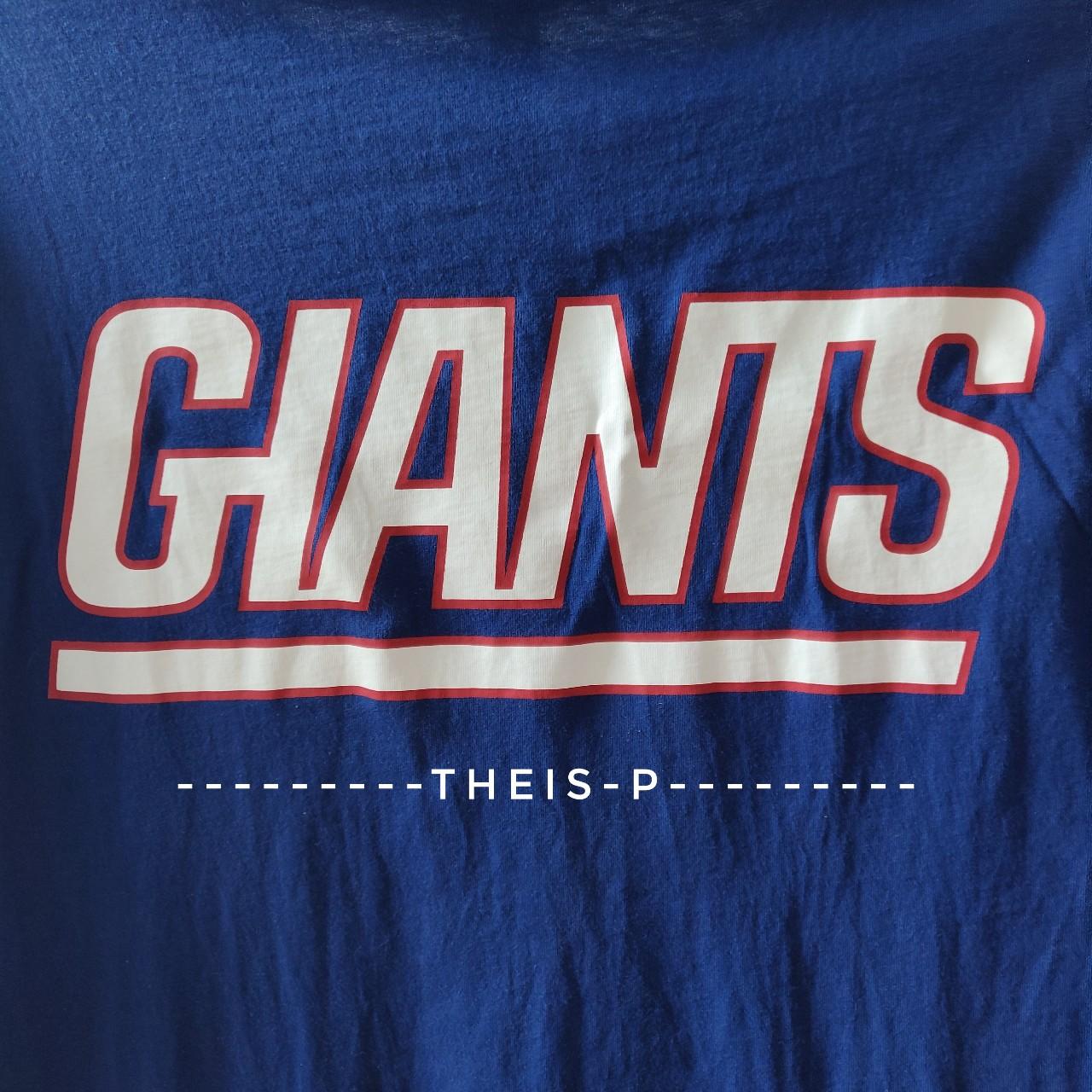 New York Giants Jersey Tee Shirt Engel Vintage Logo - Depop