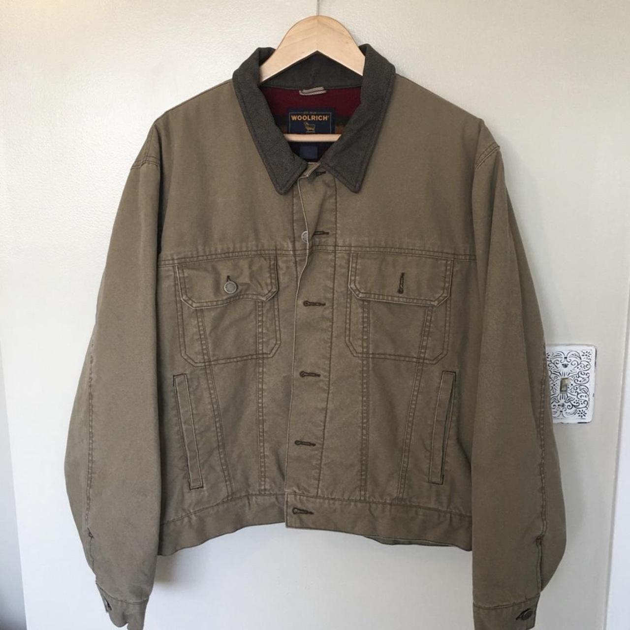 Vintage Woolrich Lined Bomber Jacket Total length... - Depop