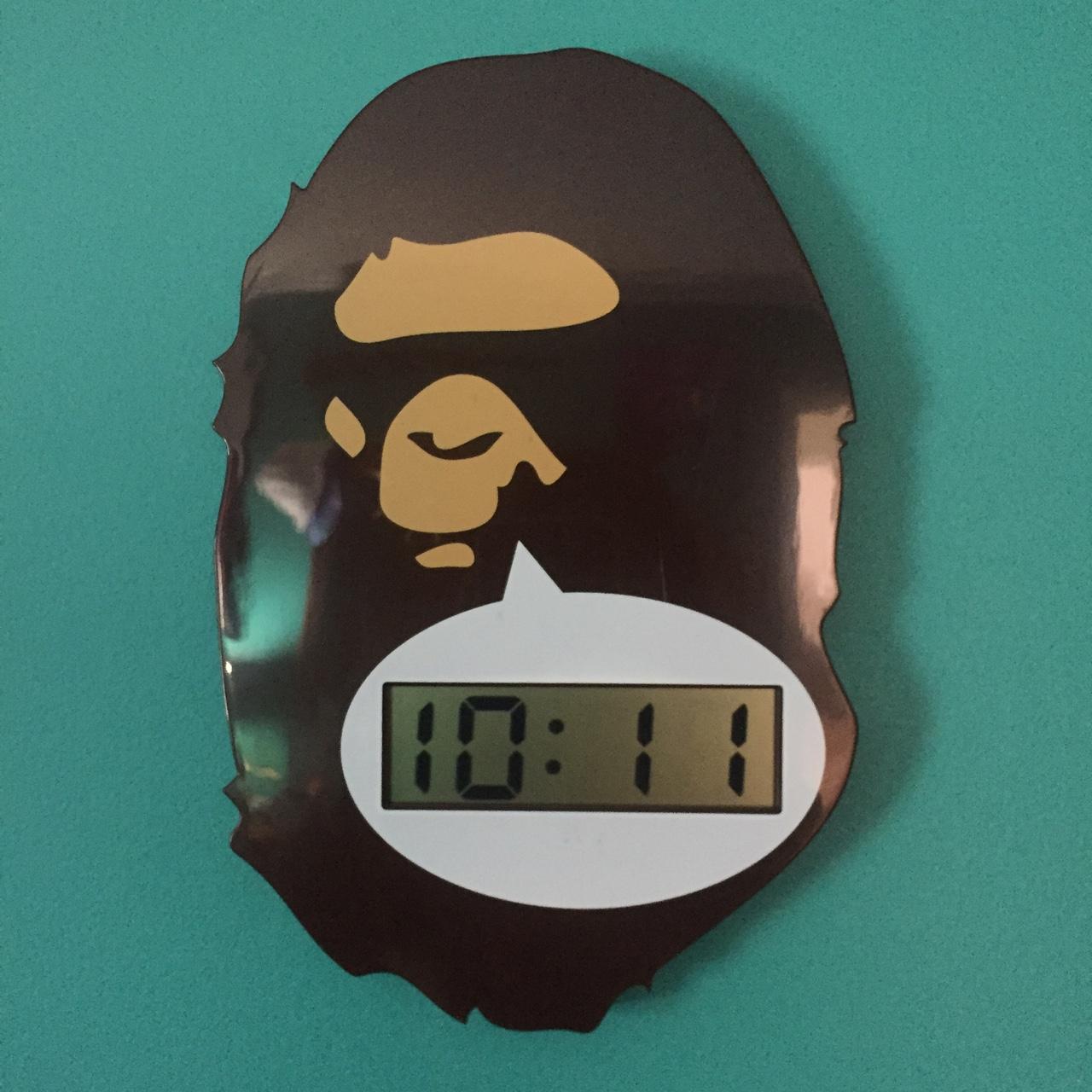 Bape wall clock best sale