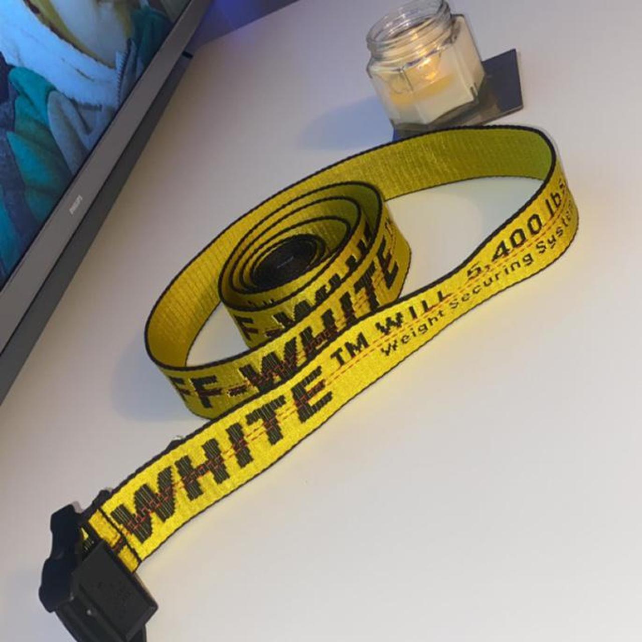 OFF WHITE BELT FOR SALE ⚠️ Only worn a Depop
