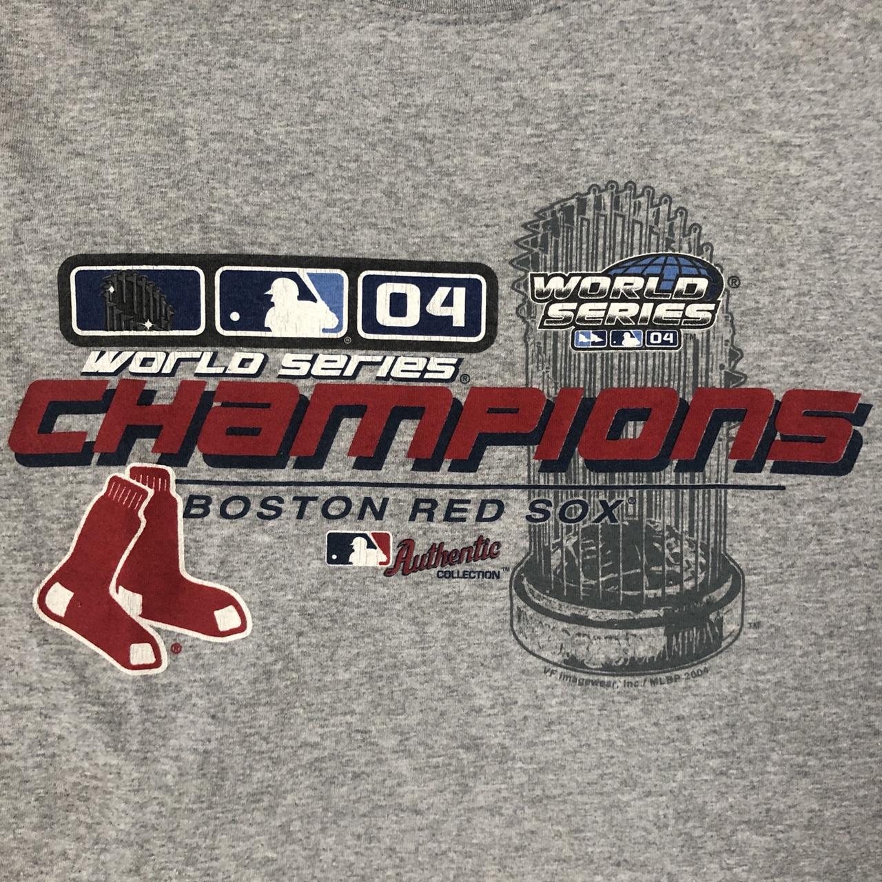 Lee Sport Gray Boston Red Sox 2004 World Series Champions