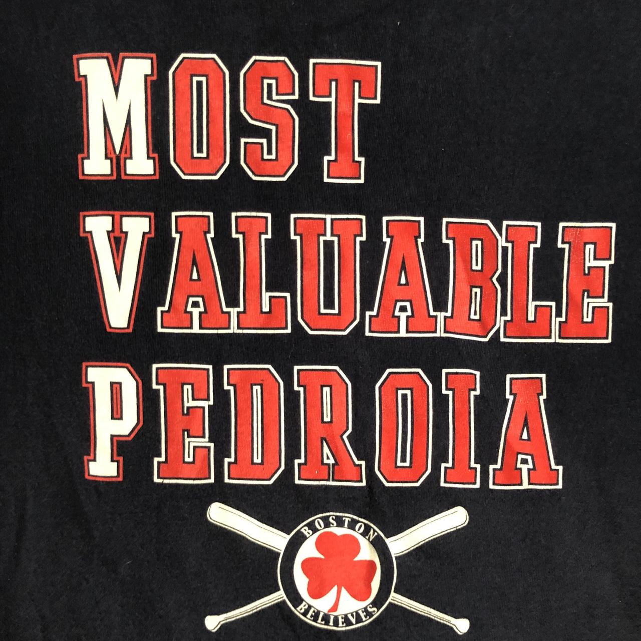 Boston Red Sox Dustin Pedroia Shirt Due to - Depop