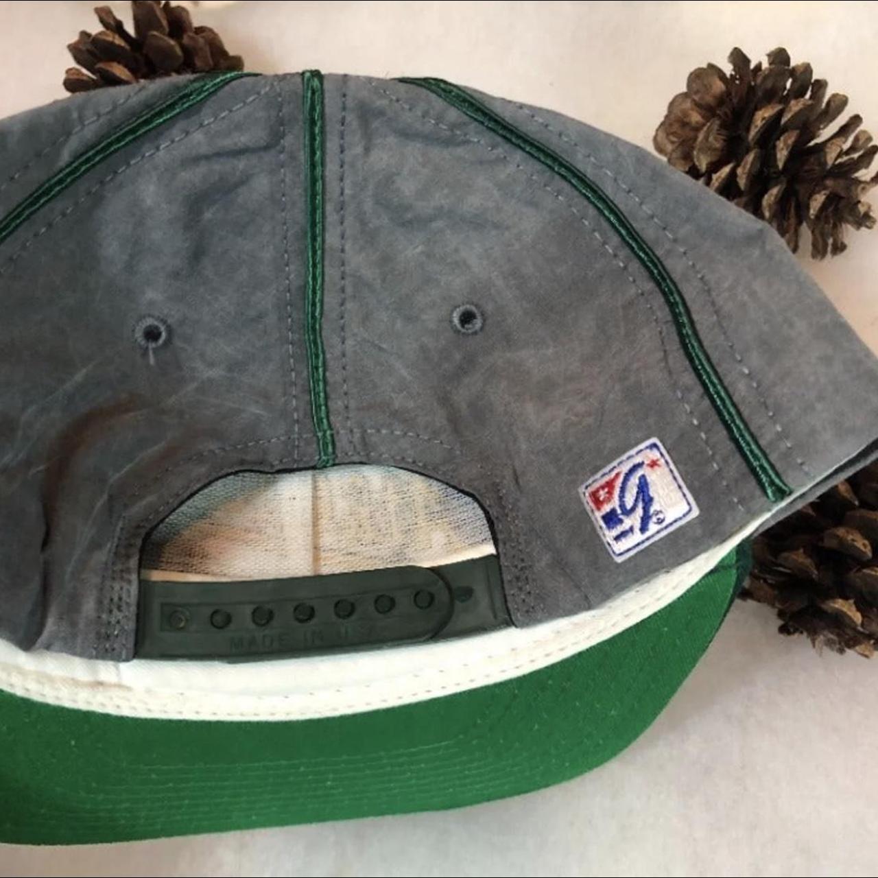 Men's Grey and Green Hat (2)