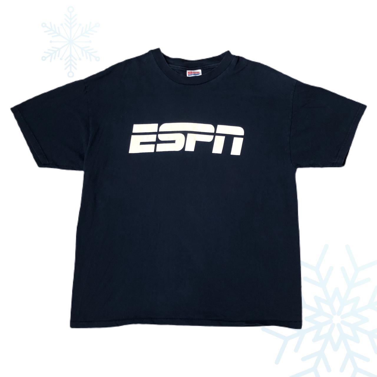 📺 2000s ESPN sports navy t-shirt (XL) in good... - Depop