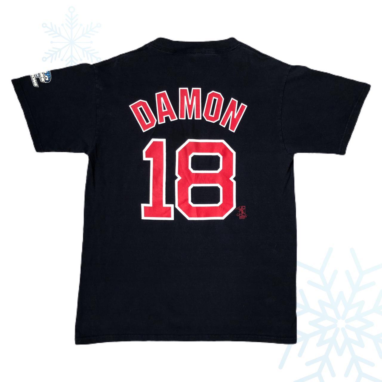 ⚾️ 2004 MLB Boston Red Sox Johnny Damon jersey - Depop